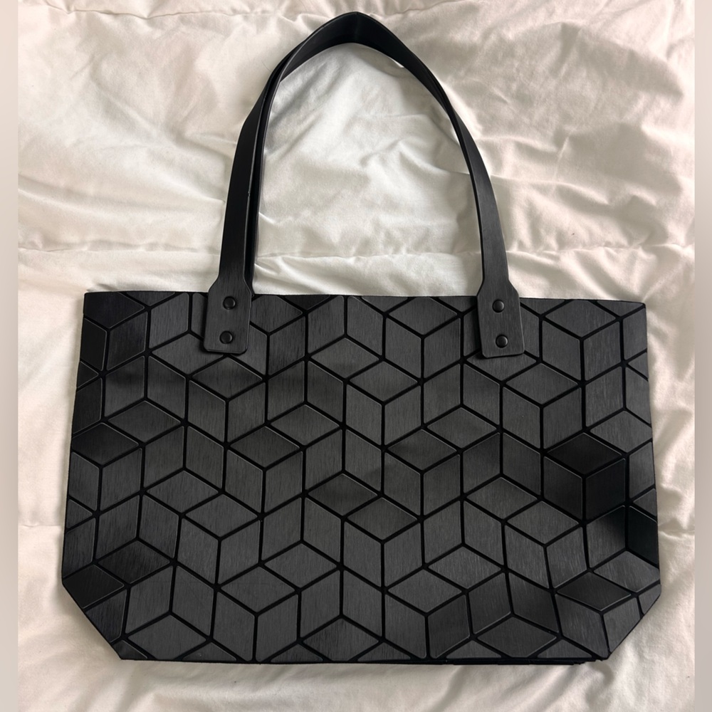 Patrizia Luca Black Geometric Tote
